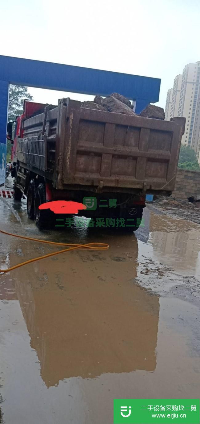 湖南出售二手上汽紅巖后八輪自卸車