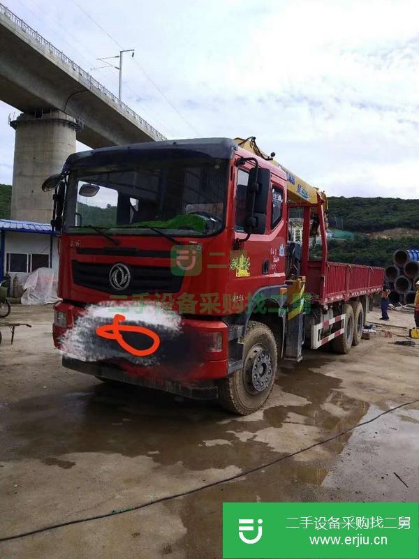 四川出售二手后八輪隨車吊包過戶