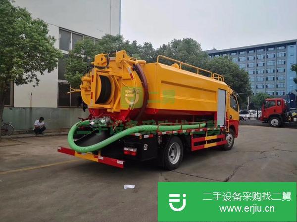 廣西出售二手東風天龍22方后八輪清洗吸污車