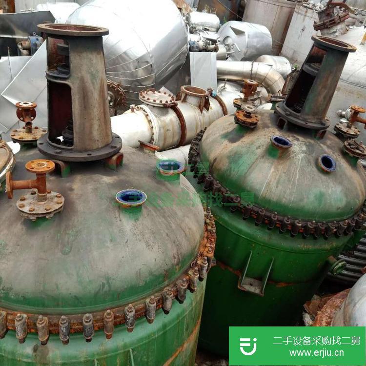 山東出售二手10噸搪瓷反應釜