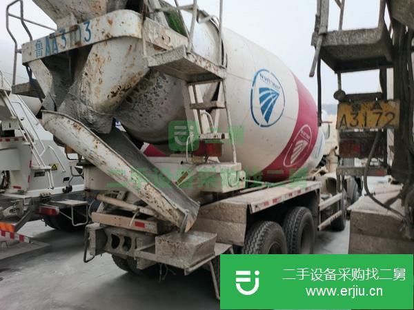廣東出售二手進(jìn)口大12方日野攪拌車,原版原況,帶雙保險