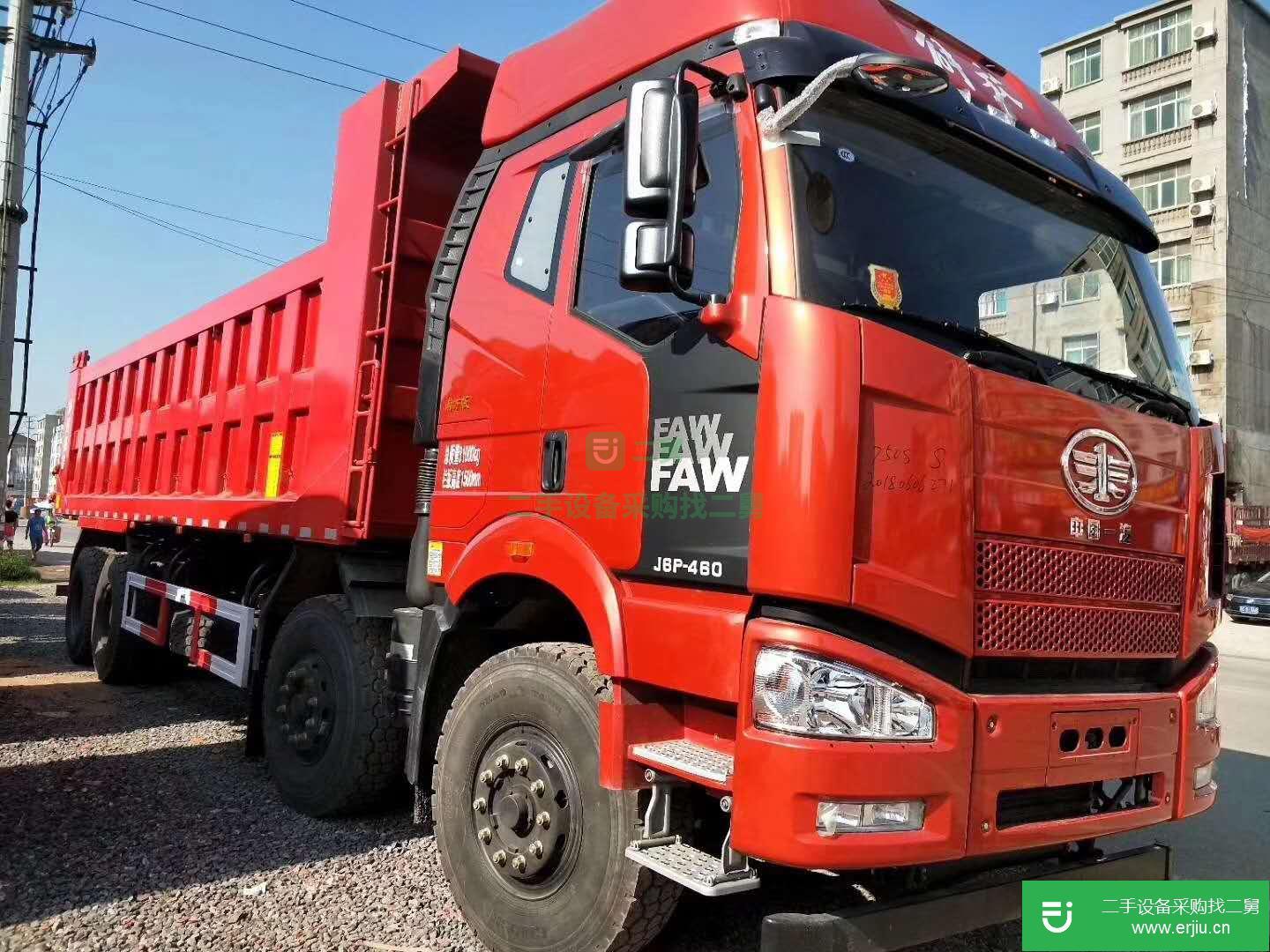 江西出售二手解放J6P自卸車