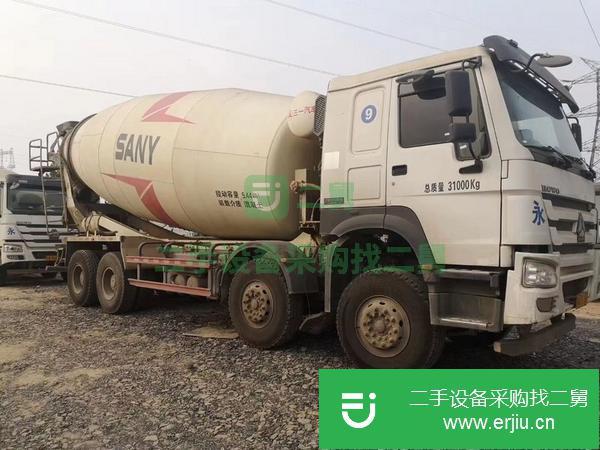山東出售二手大20方豪沃攪拌車，三一上裝
