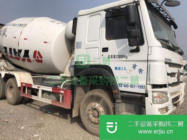 河北出售二手豪沃大14方攪拌車亞特上裝手續齊全包提檔過戶
