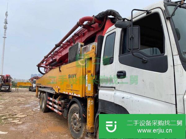 湖南出售二手三一52米六節臂泵車保養到位包過戶