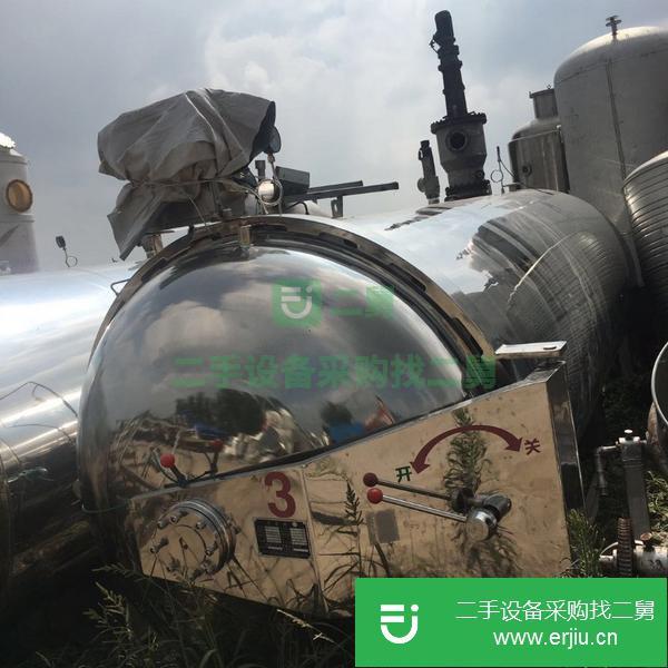 山西出售二手不銹鋼旋轉(zhuǎn)式殺菌鍋