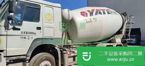 黑龍江出售二手豪沃大14方攪拌車，車況精品