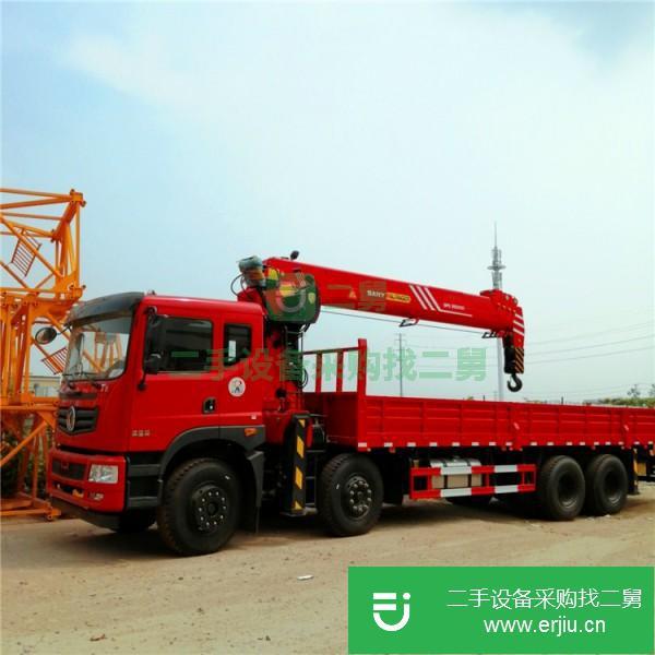 湖北出售二手東風14噸五節(jié)臂隨車吊