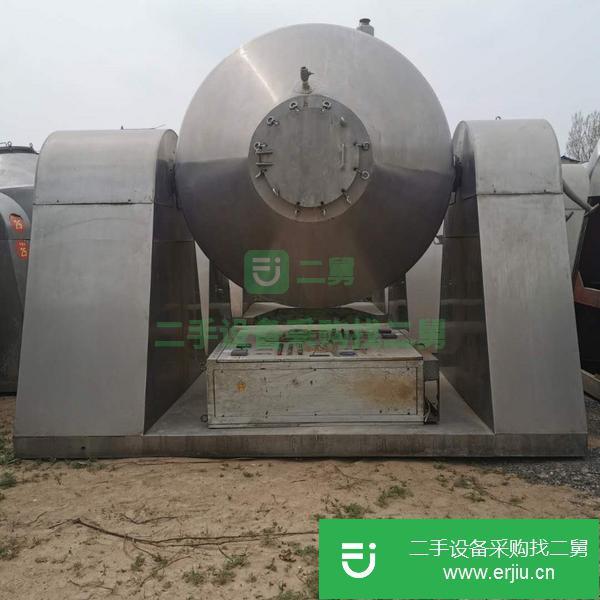 云南出售二手不銹鋼鈦材雙錐回轉干燥機