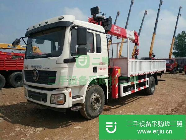 陜西出售二手長興8噸220馬力隨車吊