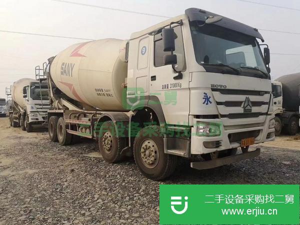 山東出售二手大20方豪沃攪拌車，三一上裝