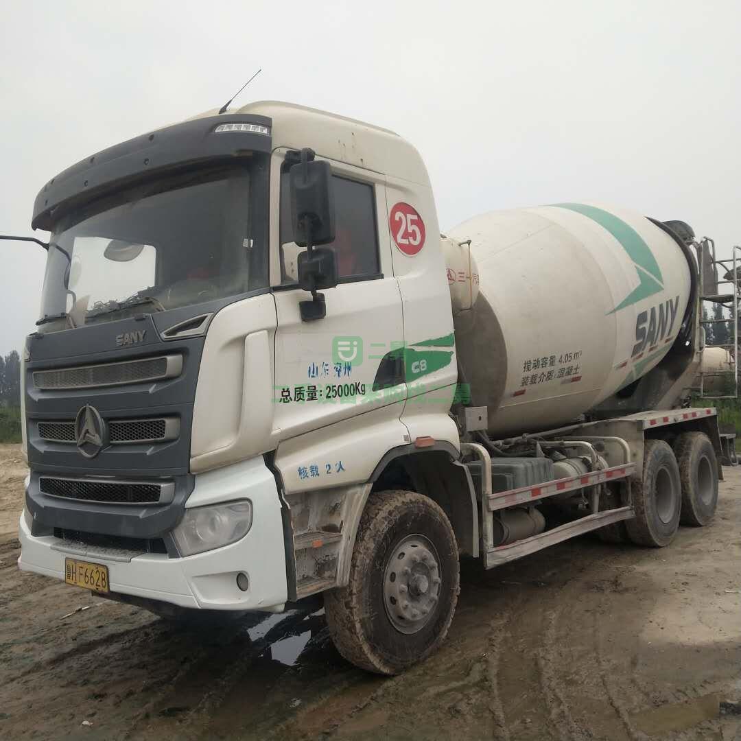 出售二手豪沃國四5方混凝土攪拌罐車， 包過戶提檔