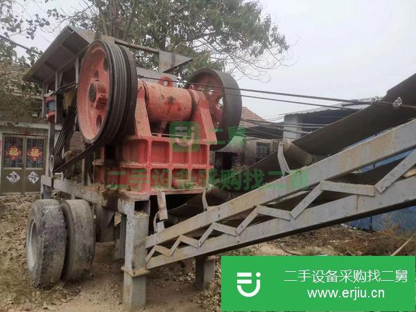 山東出售二手移動鄂式破碎機