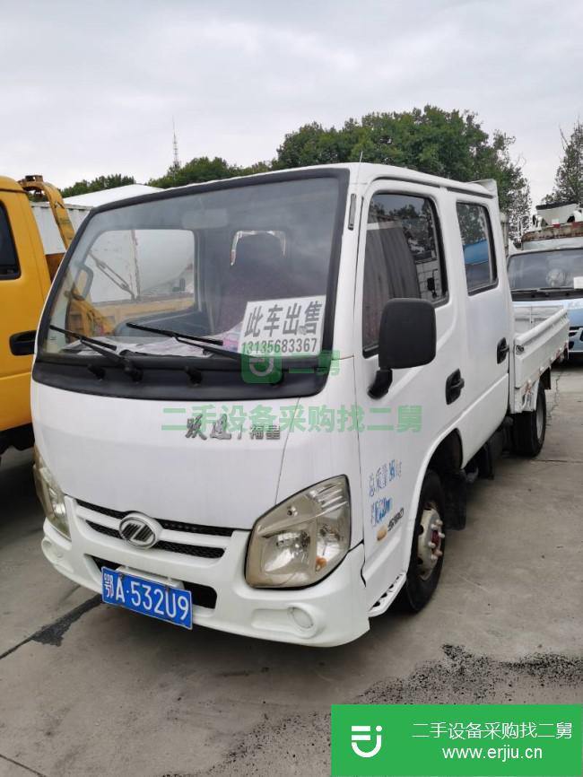湖北出售二手上汽躍進雙排平板貨車