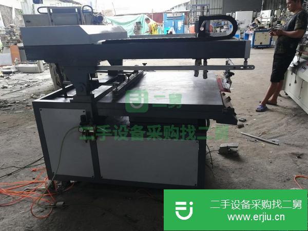 河北出售二手半自動斜臂絲印機80*110臺面，帶吸氣功能