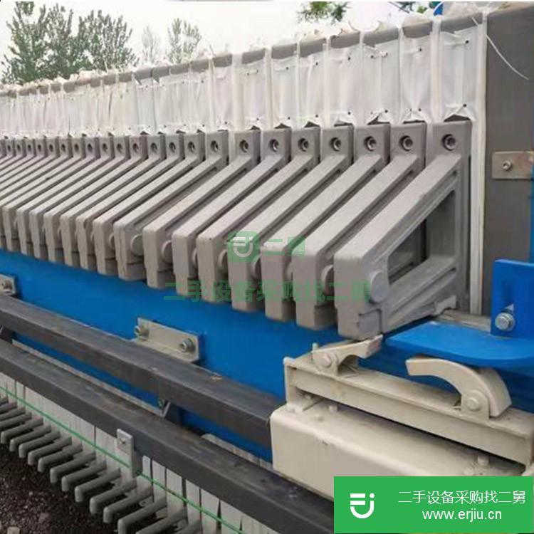山東出售二手80平方聚丙烯隔膜壓濾機