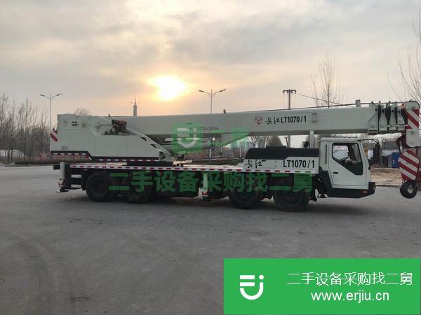 河南出售二手長江吊車50噸五節臂 車況非常好