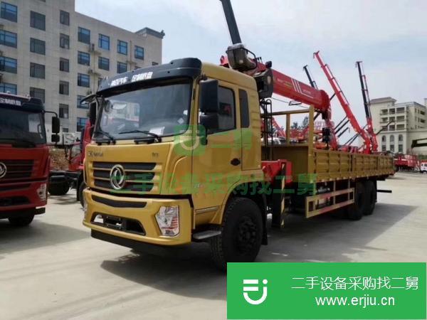 安微出售二手東風12噸后八輪240馬力隨車吊