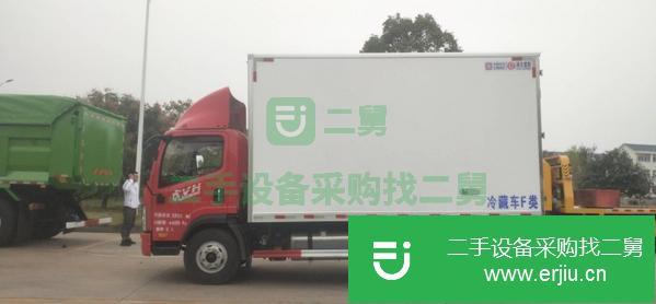 廣東出售二手解放虎V160馬力冷藏車