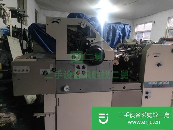 山東出售二手濱田三墨一水單色印刷機