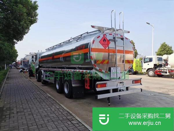 四川出售二手東風天龍25噸鋁合金油罐車包辦上戶手續
