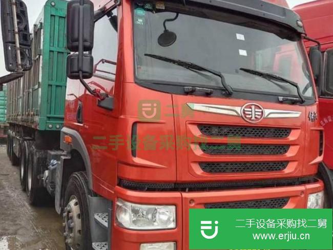 山東出售二手一汽解放半掛車