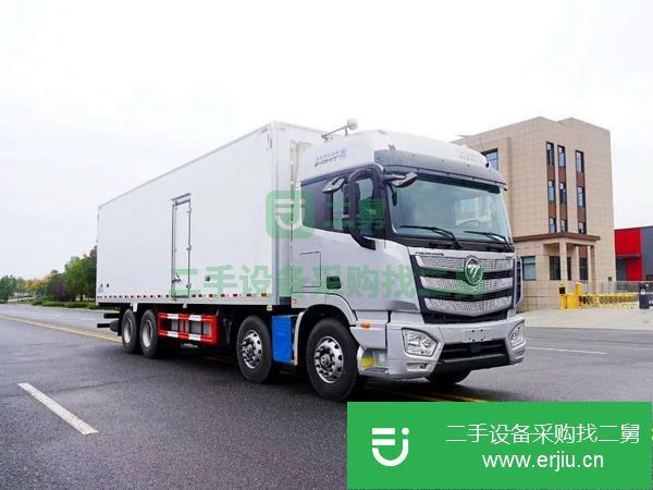 河南出售二手福田歐曼9.6米460馬力冷藏車