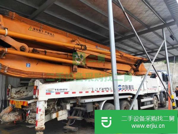 河北出售二手中聯52米泵車精品車況,手續齊全包過戶