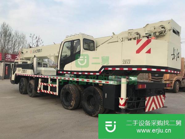 河南出售二手長江吊車50噸五節臂 車況非常好