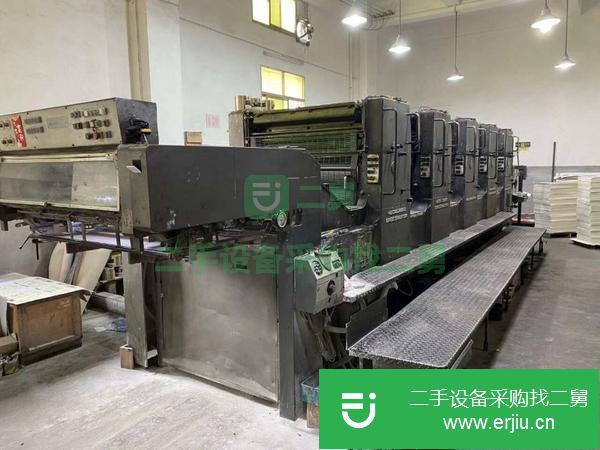 四川出售二手對開5色印刷機