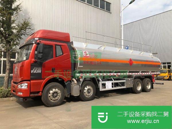 重慶出售二手解放天錦前四后八31.6方油罐車