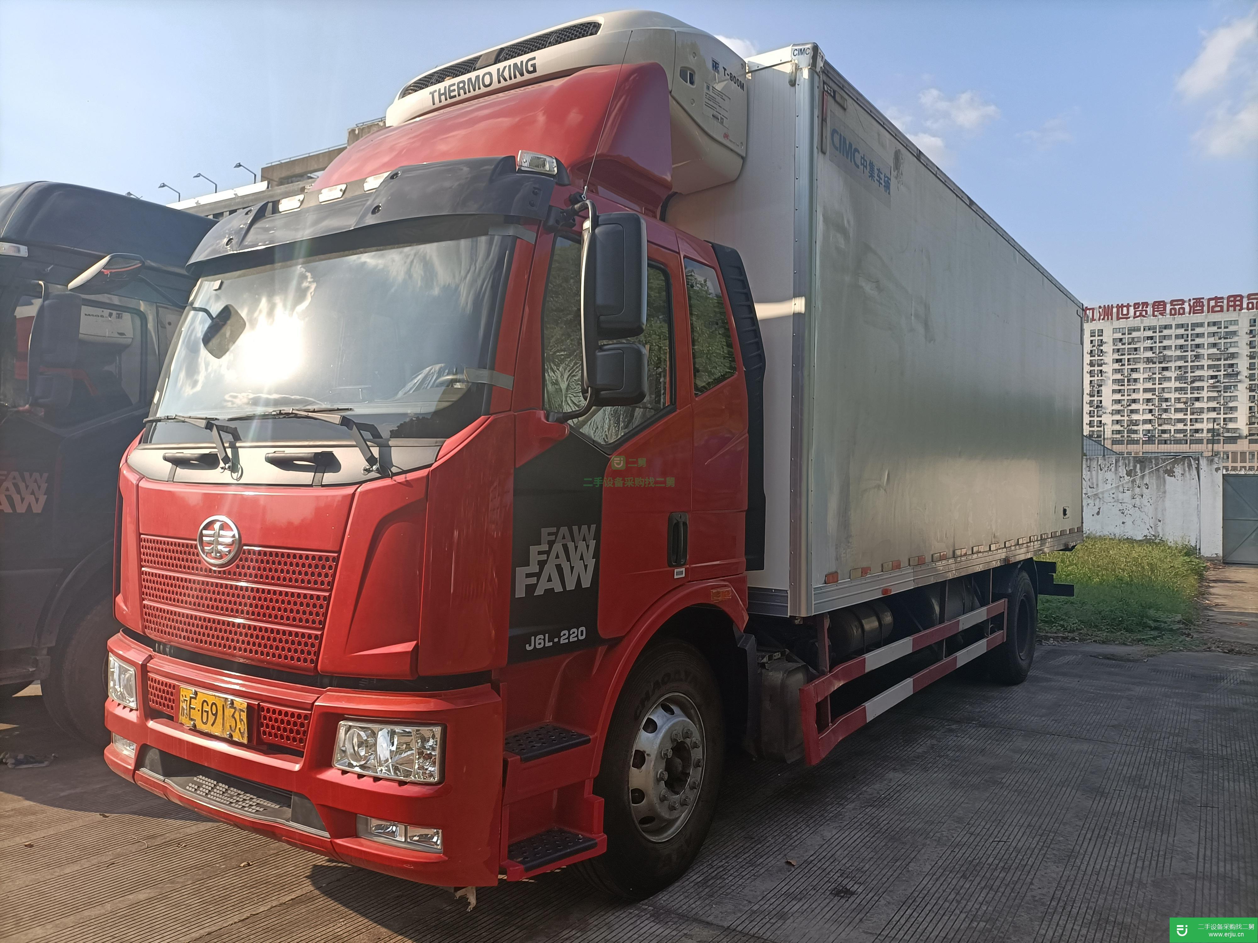 上海出售二手解放J6L冷藏車