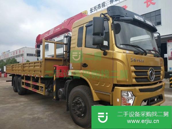 安微出售二手東風12噸后八輪240馬力隨車吊