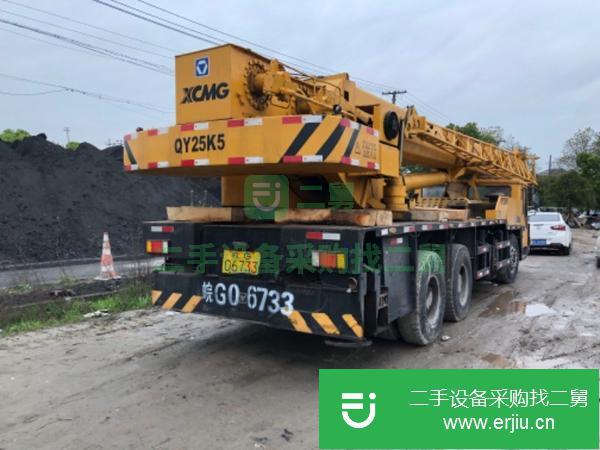 浙江出售二手07年徐工25K5汽車吊