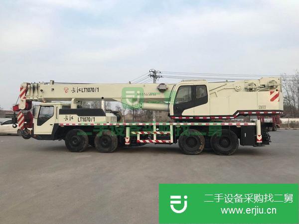 河南出售二手長江吊車50噸五節臂 車況非常好