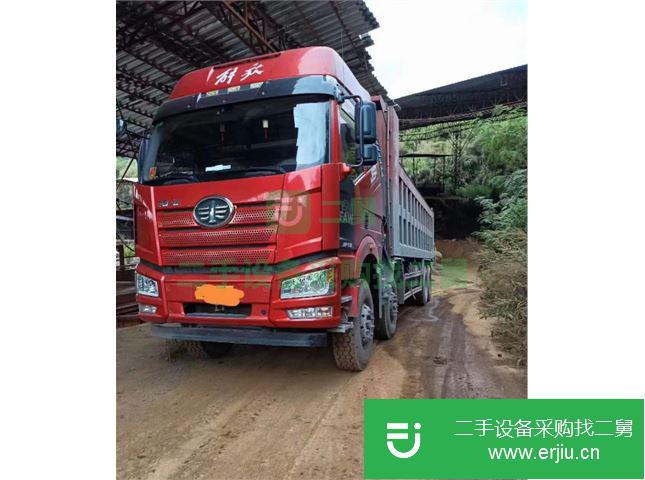 江西出售二手一汽解放J6P前四后八自卸車