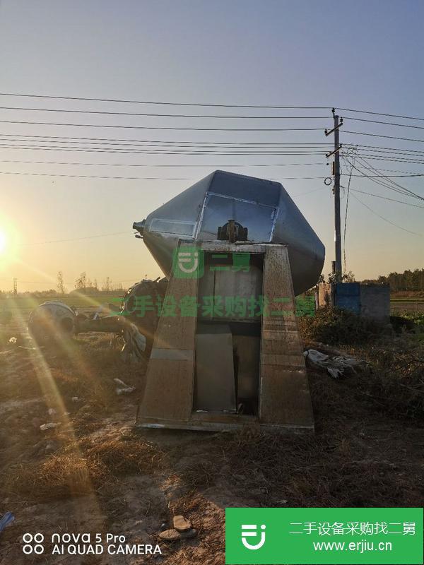 遼寧出售二手5000L雙錐真空干燥機