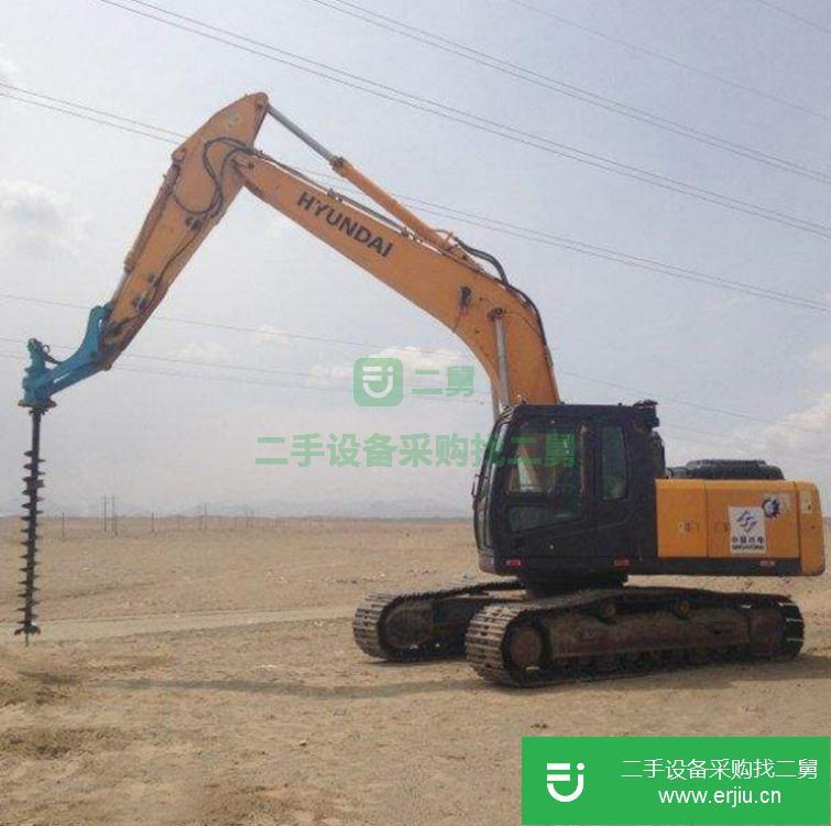 河北出售二手地樁螺旋打樁機(jī)