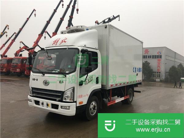 河南出售二手解放虎V4.2米130馬力冷藏車