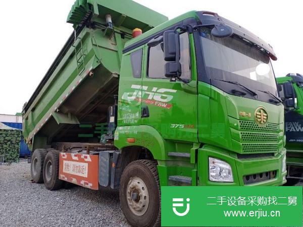 山東出售二手19年解放后八輪6米自卸車國五