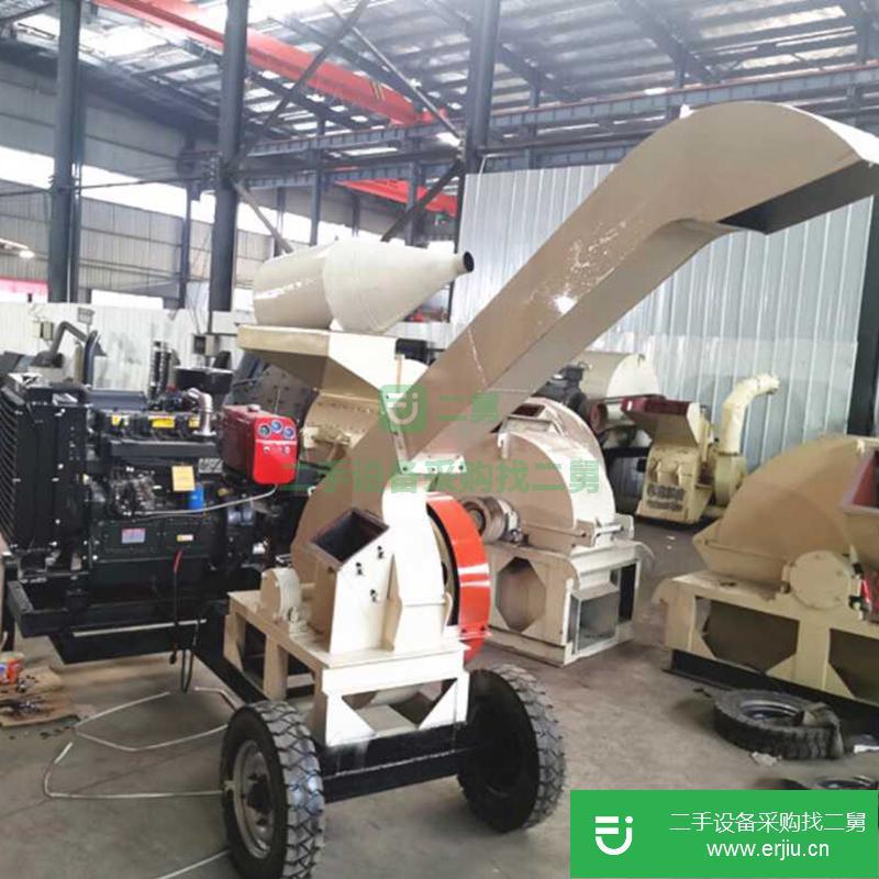 河南出售二手朗力800型盤式木材削片機(jī)
