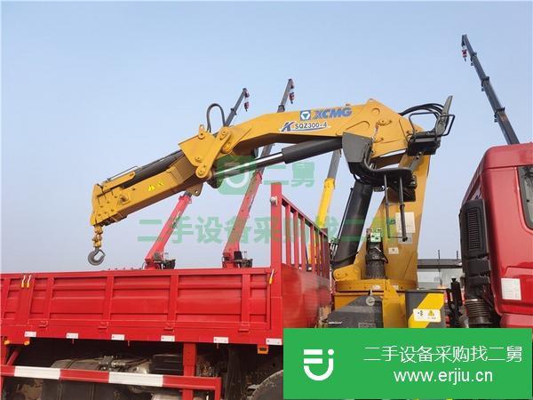湖北出售二手徐工12噸折臂290馬力隨車吊