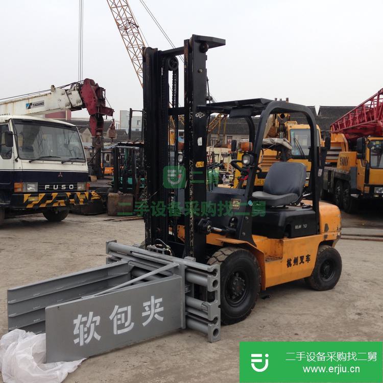 安徽出售二手軟包夾合力CPCD30叉車手續(xù)齊全