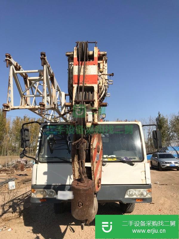 河北出售二手中聯25噸吊車車油漆車況精品