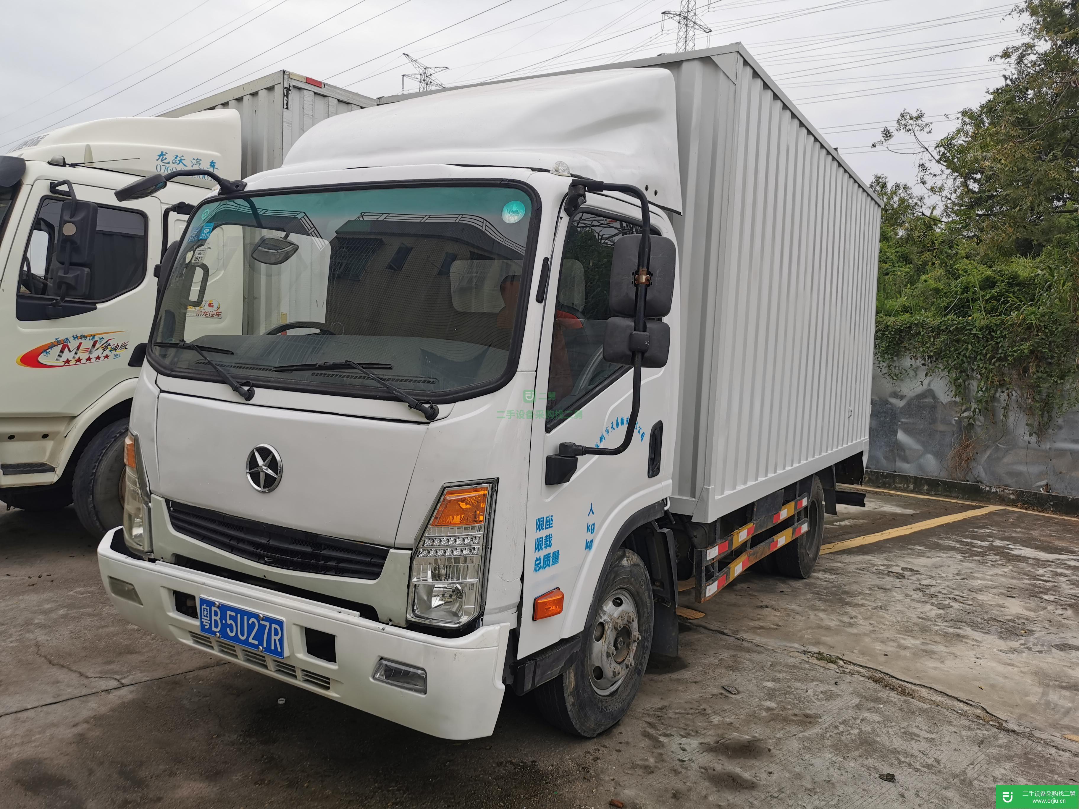 福建出售二手大運箱式貨車