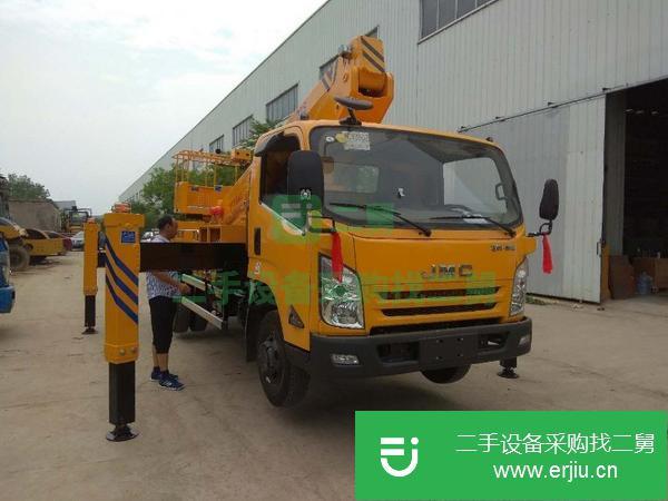 湖北出售二手江鈴22米伸縮式高空作業(yè)車