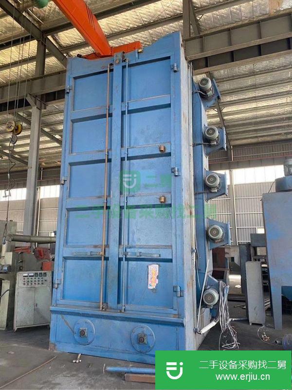 河北出售二手2.4×4.8吊鉤式拋丸機(jī)