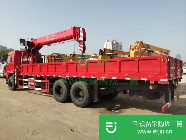 吉林出售二手東風(fēng)12噸240馬力隨車吊