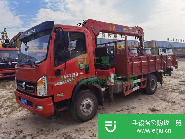 湖北出售二手大運(yùn)5噸4節(jié)臂170馬力隨車吊
