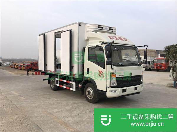 廣西出售二手重汽豪沃4.2米148馬力冷藏車